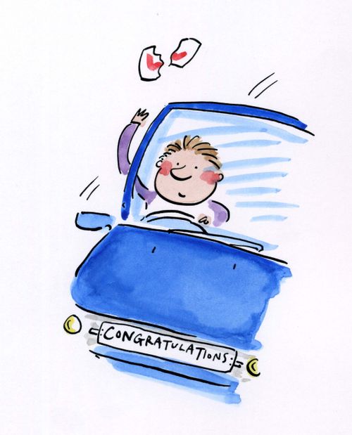Congratulations on Passing Your Driving Test.