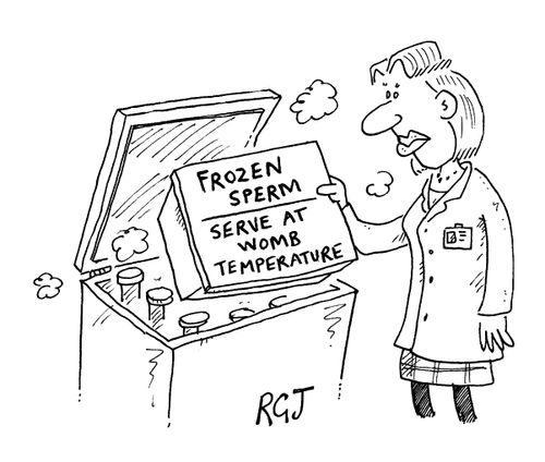 Frozen Sperm: Serve at Womb Temperature