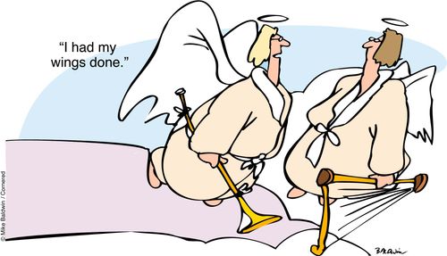 "I had my wings done"