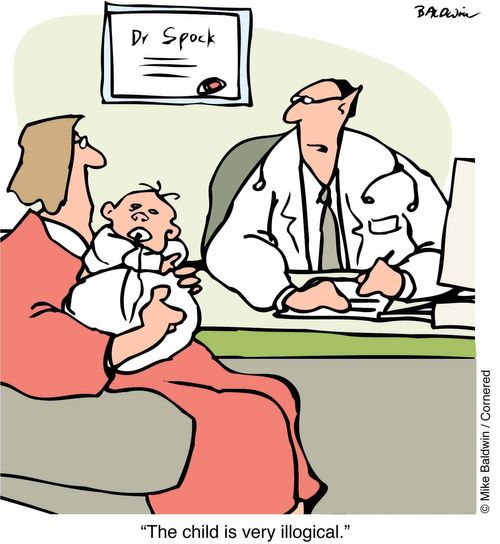 'The child is very illogical'