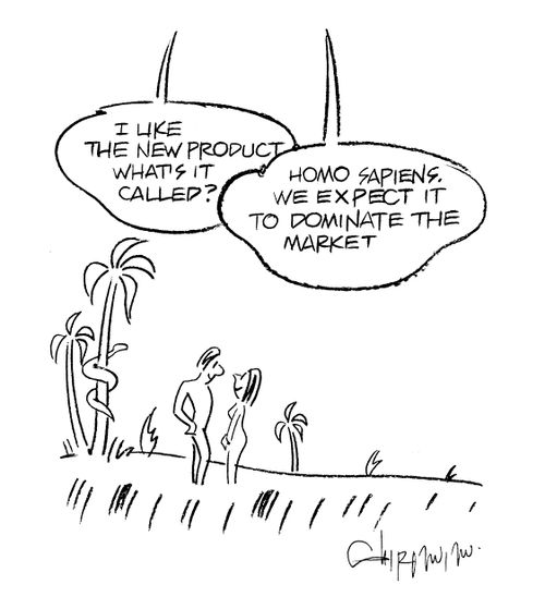 The Gods discussing humans as a product.