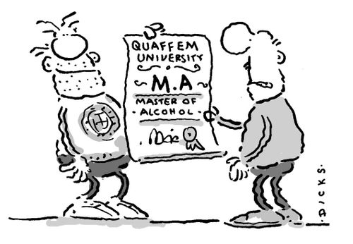 MA Certificate - Master of Alcohol.