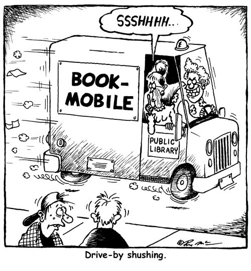 Drive-by shushing.