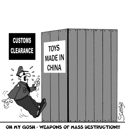 'Oh my gosh, weapons of mass destruction!"