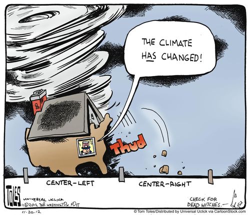 'The climate has changed!'