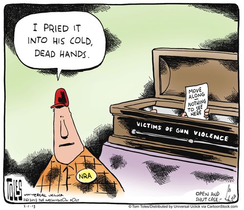 'I pried it into his cold dead hands.'