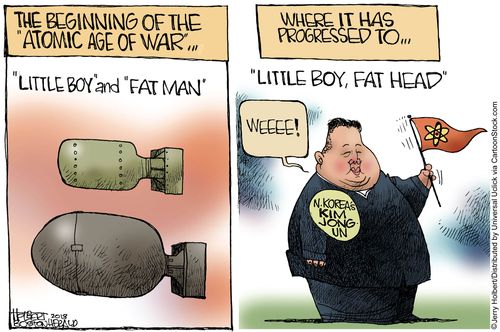 The beginning of the atomic age of war...where it has progressed to.