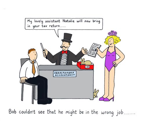 Bob couldn't see that he might be in the wrong job.
