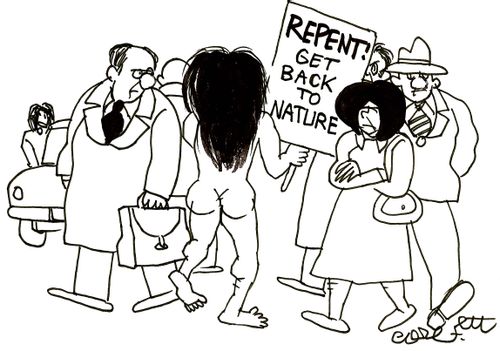 REPENT!  Get back to nature
