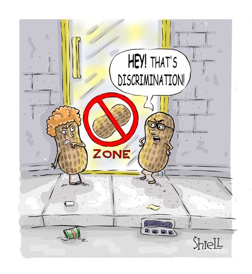 No Peanut Zone.