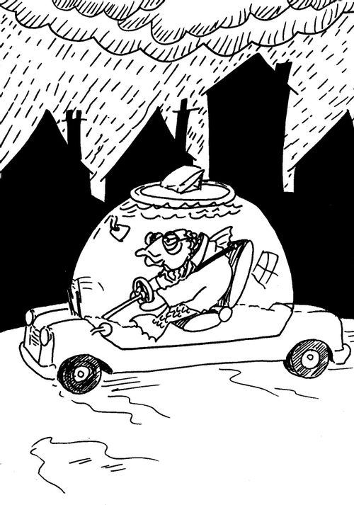 Aquatic car.