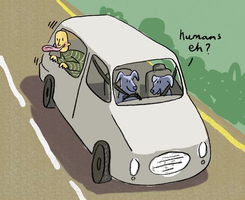 'Humans eh?'