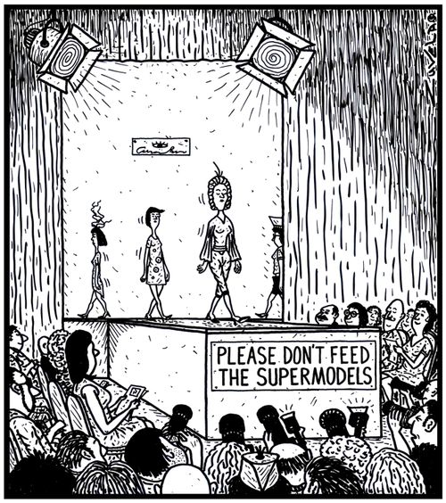 Please don't feed the Supermodels.