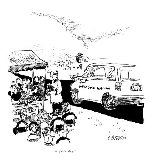 The Un-Welcome Wagon.