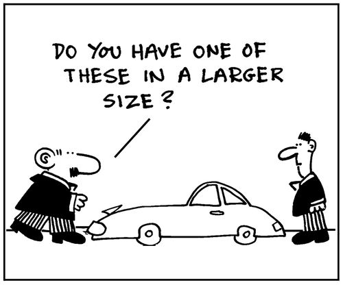 'Do you have one of these in a larger size?'
