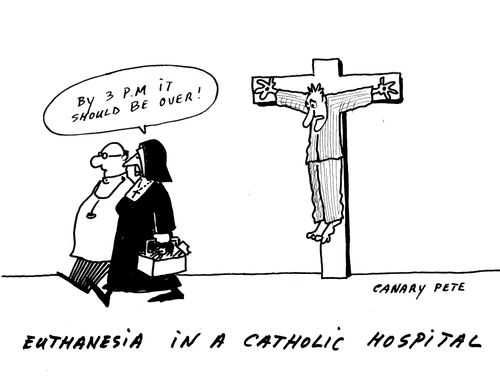 Euthanesia in a Catholic hospital