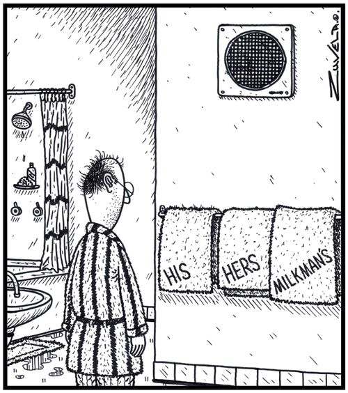 HisHersMilkman's Towels.