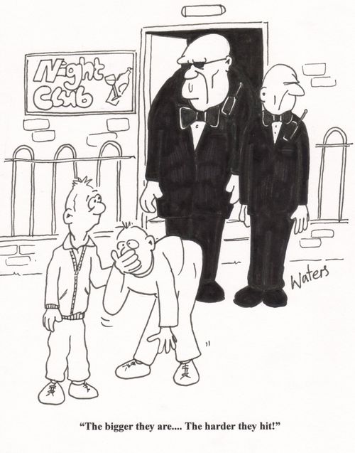 'The bigger they are... The harder they hit!'