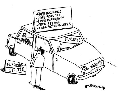 Car for sale - Free Factory Worker.