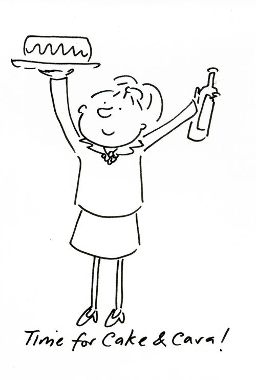 Time for Cake and Cava!