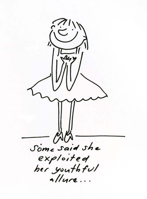 Some said she exploited her youthful allure...