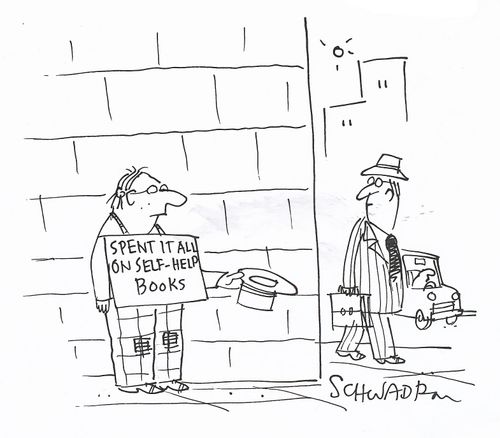 Spent it all on self-help books.