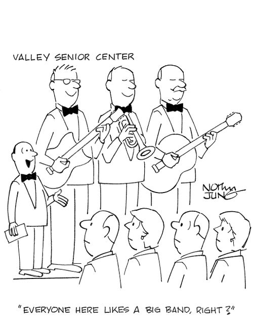 'Everyone here likes a big band, right?'