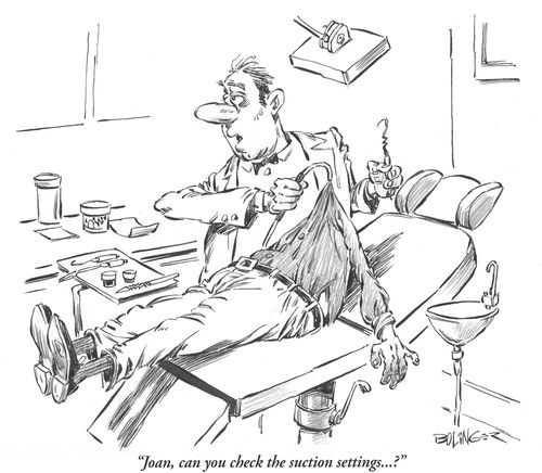 'Joan, can you check the suction settings...?'