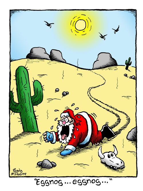 'Eggnog... eggnog...'