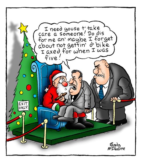 Mobster tries to recruit Santa as a hitman.
