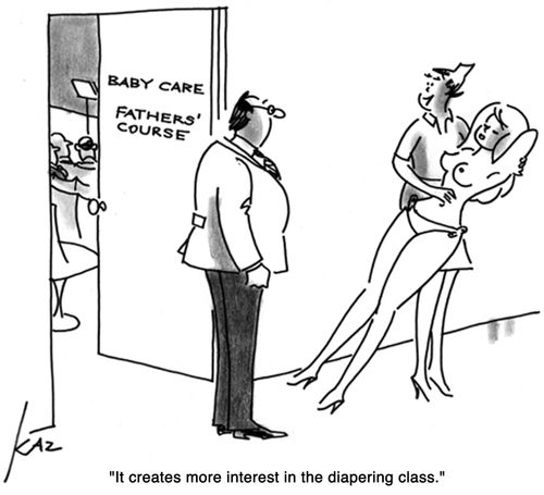 'It creates more interest in the diapering class.'