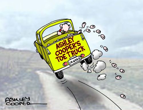 'Ashley Cooper's Toe Truck.'