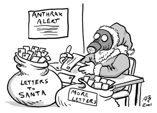 Santa Takes Precautions Against Anthrax