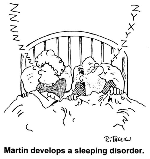 'Martin develops a sleeping disorder'