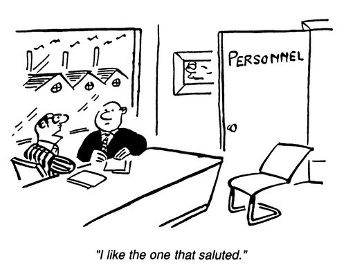 Personnel - "I liked the one that saluted."