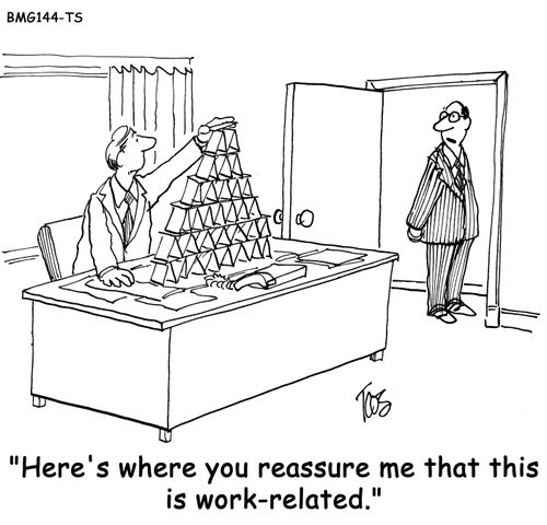 "Here's where you reassure me that this is work-related."