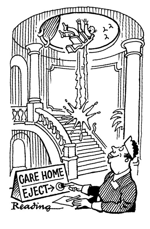 Care Home Eject Button. 