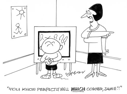 'Yoy know perfectly well WHICH corner, Jamie!'