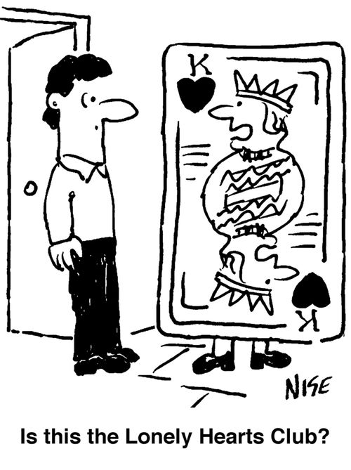 'Is this the Lonely Hearts Club?'
