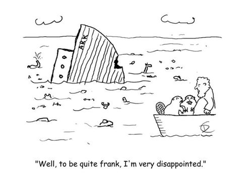 'Well, to be quite frank, I'm very disappointed.'