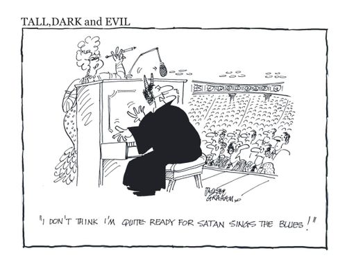 "I don't think I'm quite ready for Satan sings the blues!"