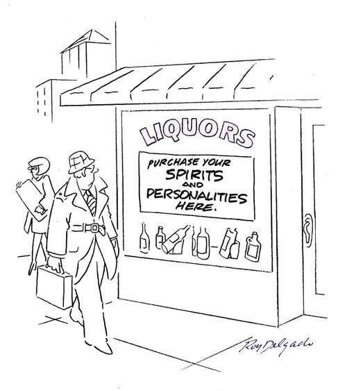 Liquors - Buy your spirits and personalities here.