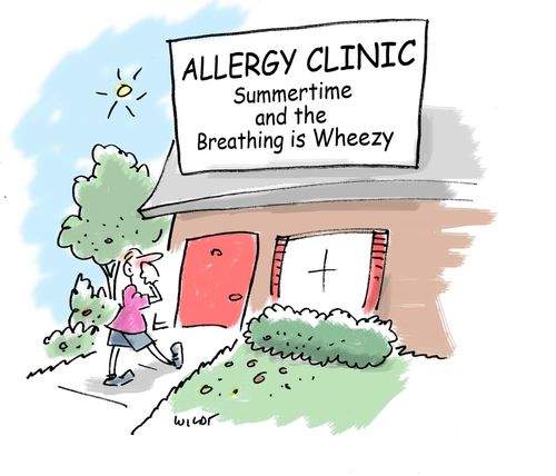 Allergy Clinic: Summertime and the Breathing is Wheezy.