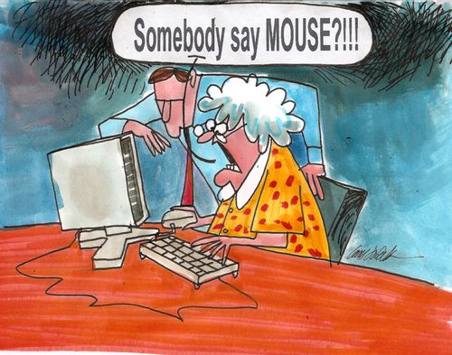 "Sombody say MOUSE?"