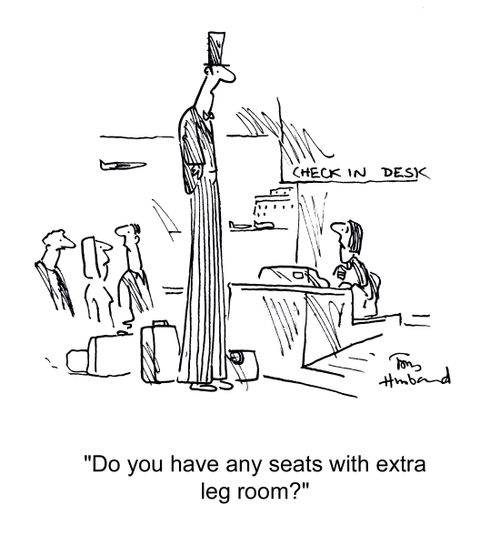 'Do you have any seats with extra leg room?'