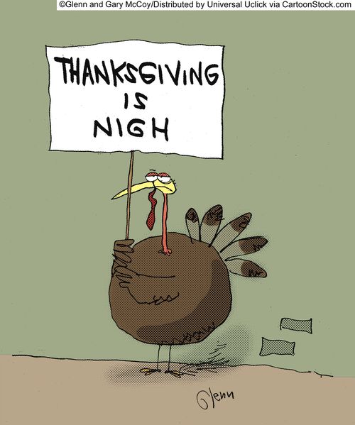 Thanksgiving is nigh.