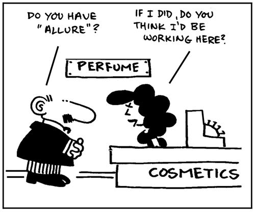 'Do you have 'Allure'?'