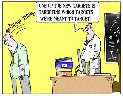 'One of the new targets is targeting which targets we're meant to target.'