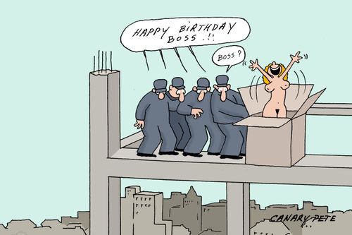 'Happy Birthday Boss!!'