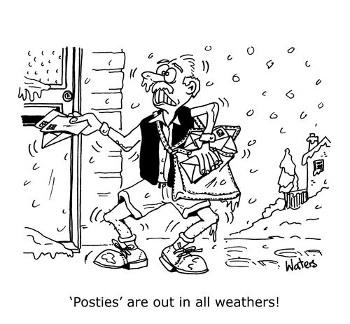 'Posties' are out in all weathers!